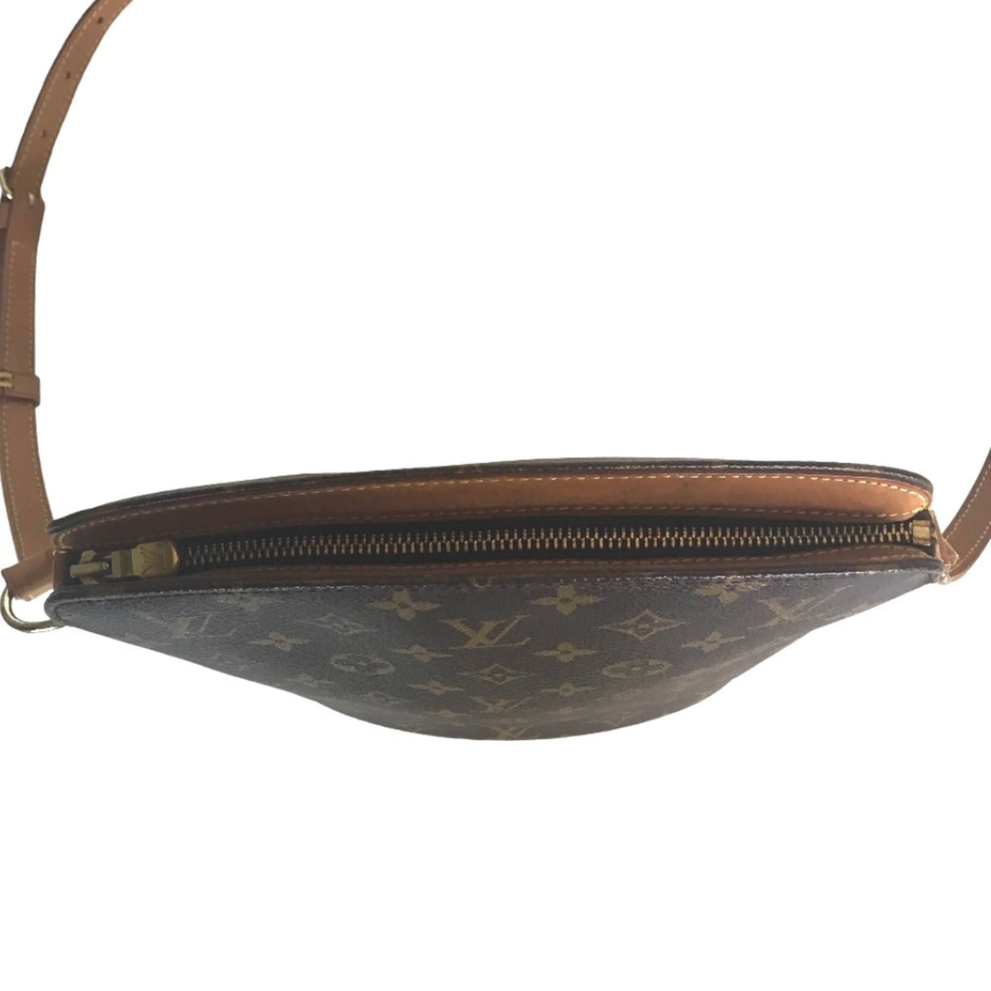 LOUIS VUITTON Louis Vuitton Drouot Sling Bag Shoulder Women's Monogram Canvas Brown M51290