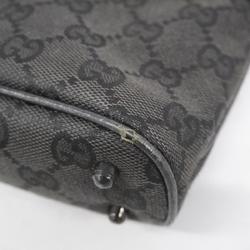 Gucci Tote Bag GG Canvas 113015 Black Women's