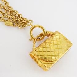 Chanel Necklace Matelasse GP Plated Gold Women's