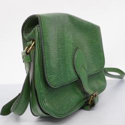 Louis Vuitton Shoulder Bag Epi Cartesier M52244 Borneo Green Ladies