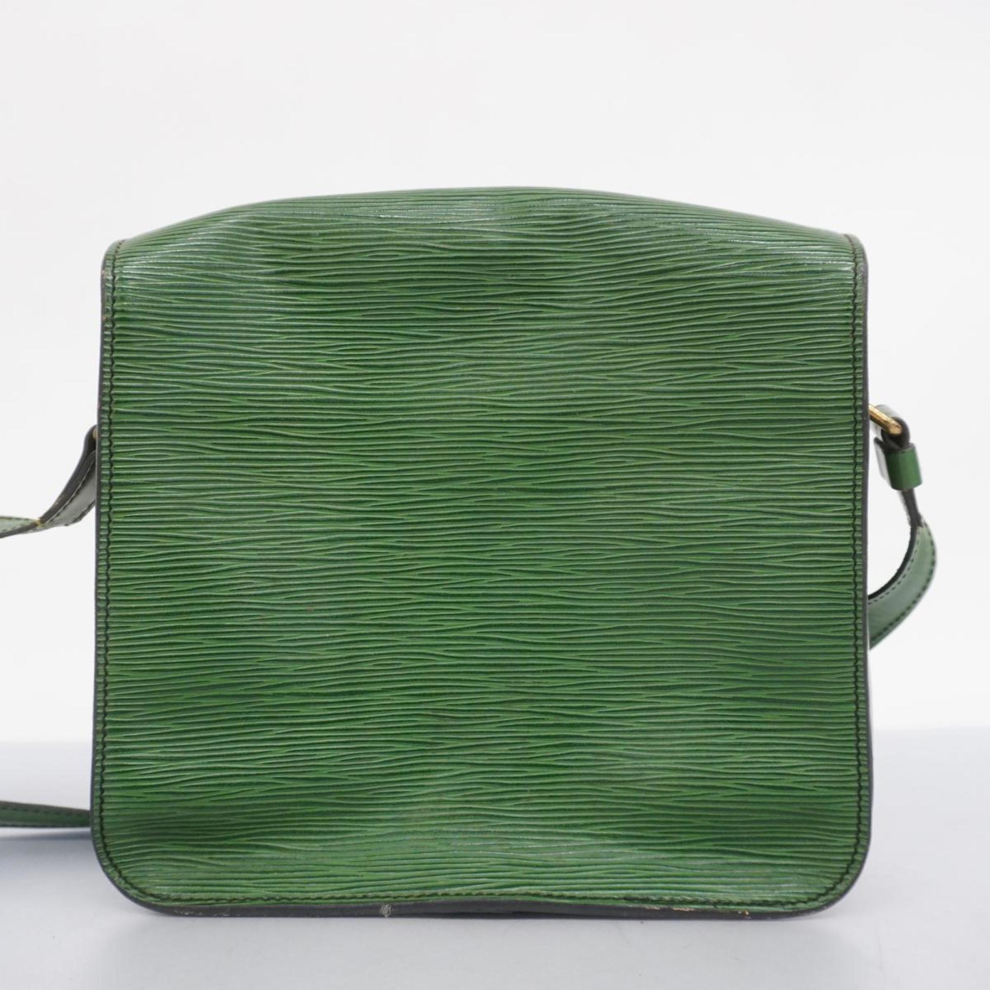 Louis Vuitton Shoulder Bag Epi Cartesier M52244 Borneo Green Ladies