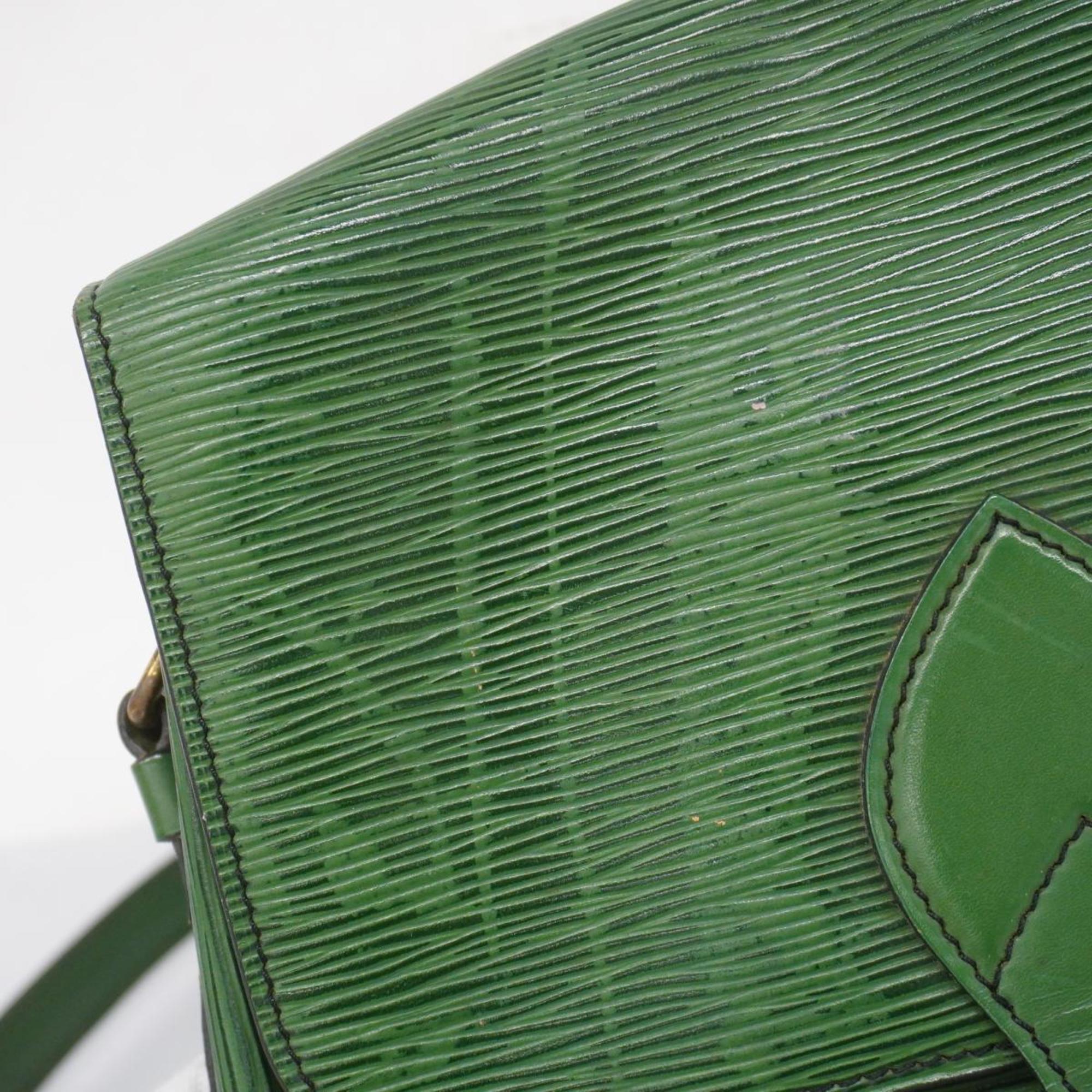 Louis Vuitton Shoulder Bag Epi Cartesier M52244 Borneo Green Ladies