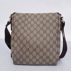 Gucci Shoulder Bag GG Supreme 223666 Brown Women's