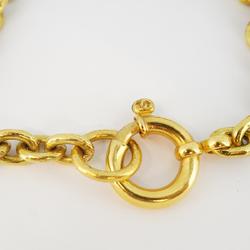 Chanel Necklace Coco Mark Circle GP Plated Gold 94A Women's