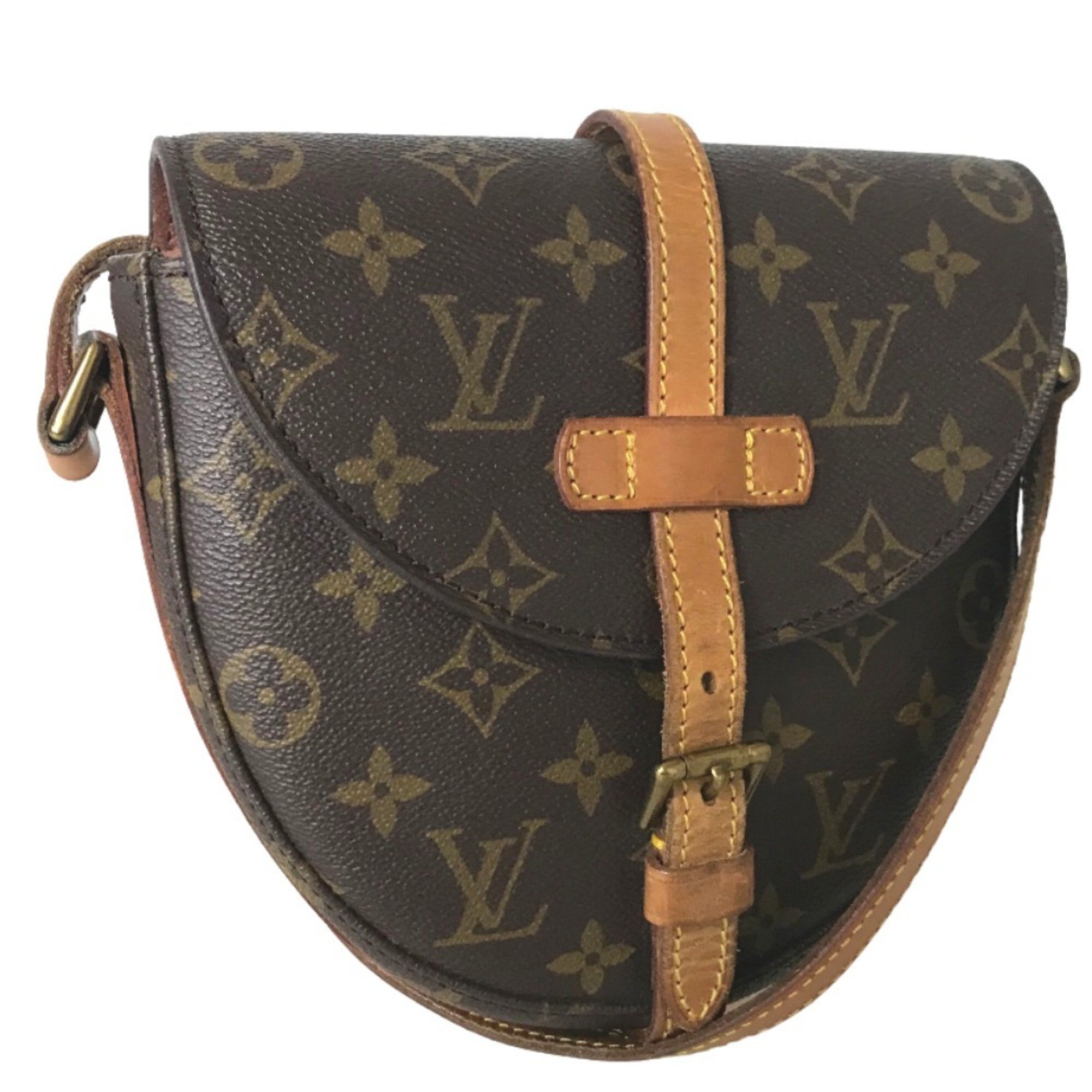 LOUIS VUITTON Chantilly PM Sling Bag Shoulder Women's Monogram Canvas Brown M40646