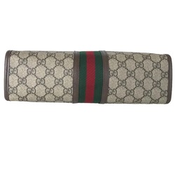 GUCCI Ophidia Second Bag Clutch Men's GG Supreme Canvas Beige 598234 493075