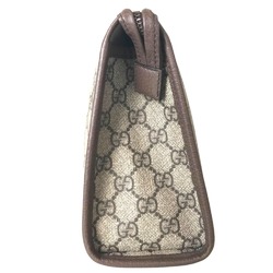 GUCCI Ophidia Second Bag Clutch Men's GG Supreme Canvas Beige 598234 493075