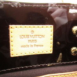 LOUIS VUITTON Reed PM Tote Bag Patent Leather Vernis Women's Brown M91993