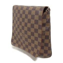 Louis Vuitton Musette Salsa Long Shoulder Bag Coated Canvas Damier Women's Brown N51300