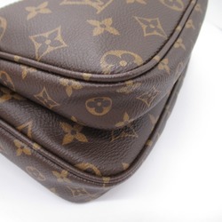 Louis Vuitton LOUIS VUITTON Multi Pochette Accessoires Shoulder Bag Coated Canvas Monogram Women's Brown M44840