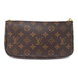 Louis Vuitton LOUIS VUITTON Multi Pochette Accessoires Shoulder Bag Coated Canvas Monogram Women's Brown M44840