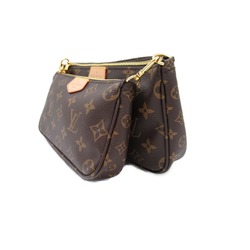 Louis Vuitton LOUIS VUITTON Multi Pochette Accessoires Shoulder Bag Coated Canvas Monogram Women's Brown M44840