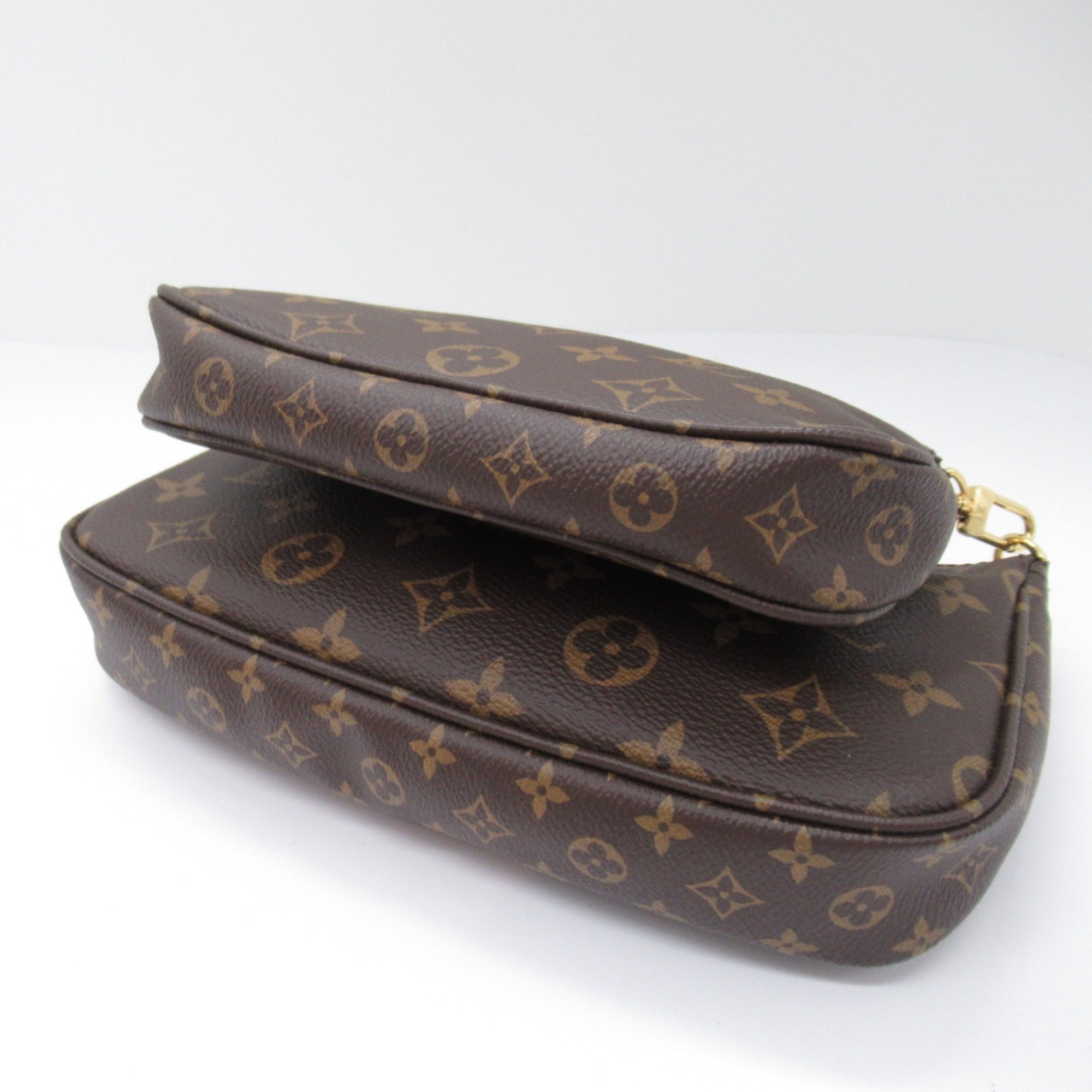 Louis Vuitton LOUIS VUITTON Multi Pochette Accessoires Shoulder Bag Coated Canvas Monogram Women's Brown M44840