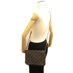 Louis Vuitton Musette Tango Long Shoulder Bag, Coated Canvas, Monogram, Women's, Brown, M51388