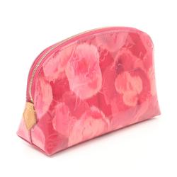 Louis Vuitton LOUIS VUITTON Pochette Tick Pouch Bag Coated Canvas Leather Monogram Ikat Flower Women's Pink M90045