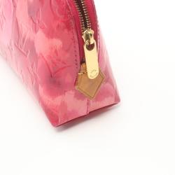 Louis Vuitton LOUIS VUITTON Pochette Tick Pouch Bag Coated Canvas Leather Monogram Ikat Flower Women's Pink M90045