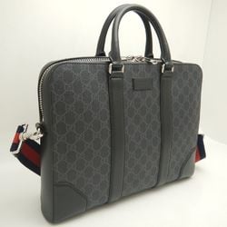 GUCCI 474135 Bag GG Supreme Canvas Grey 252049