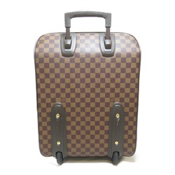 Louis Vuitton Pegasus 45 Damier Ebene Carry Bag, Coated Canvas, Leather, Damier, Men's, Women's, Brown, N23293