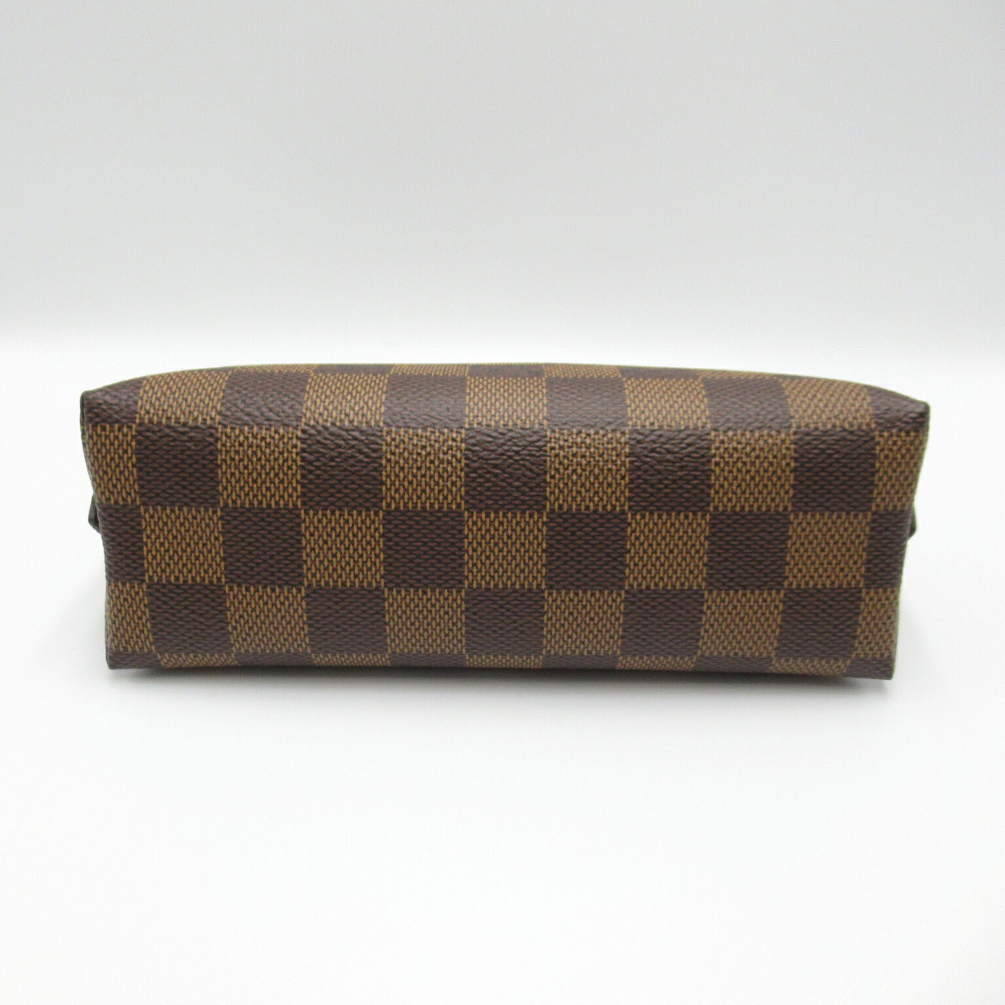 Louis Vuitton LOUIS VUITTON Pochette Tick Pouch Bag Coated Canvas Damier Women's Brown N47516