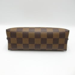 Louis Vuitton LOUIS VUITTON Pochette Tick Pouch Bag Coated Canvas Damier Women's Brown N47516