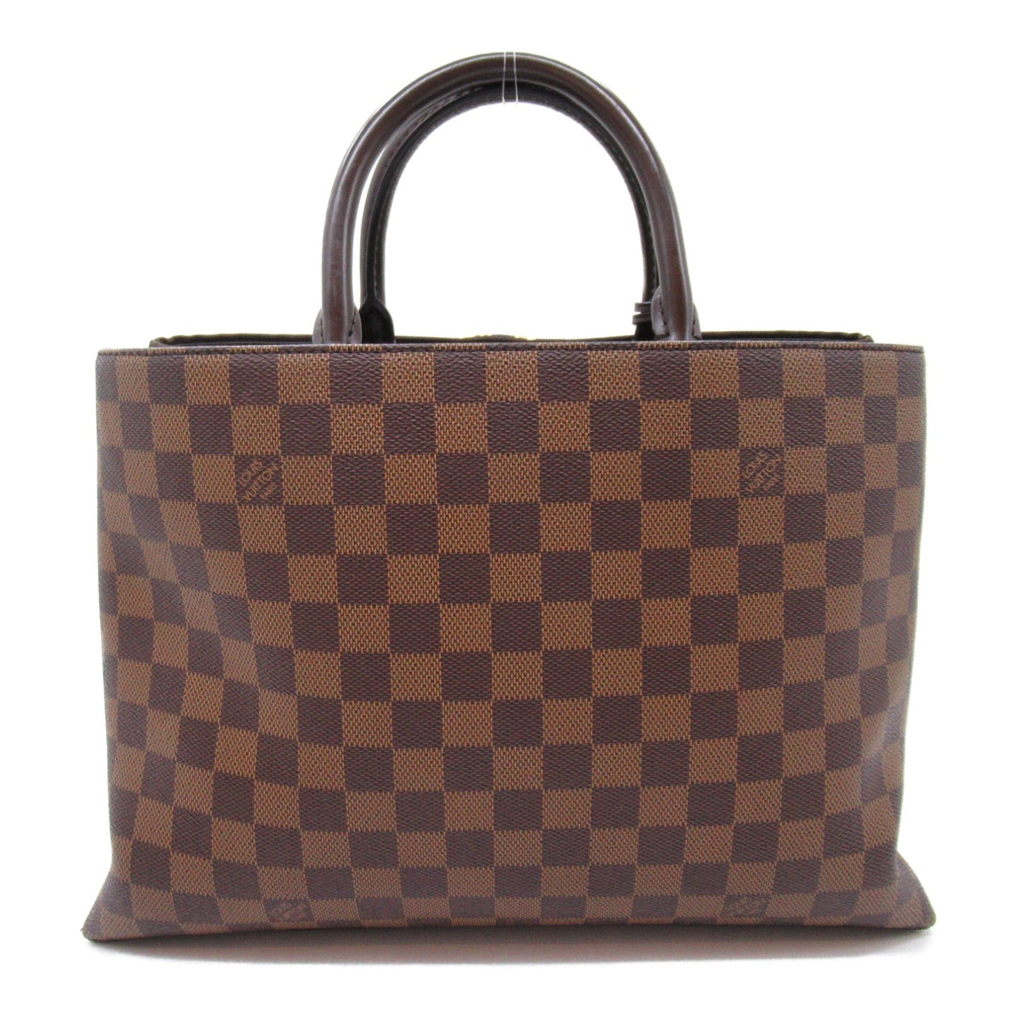 Louis Vuitton Brompton Shoulder Bag, Coated Canvas, Damier, Women's, Brown, N41582