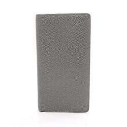 Louis Vuitton LOUIS VUITTON Portefeuille Long Taiga Bi-fold Wallet Leather Men's Gray M33401