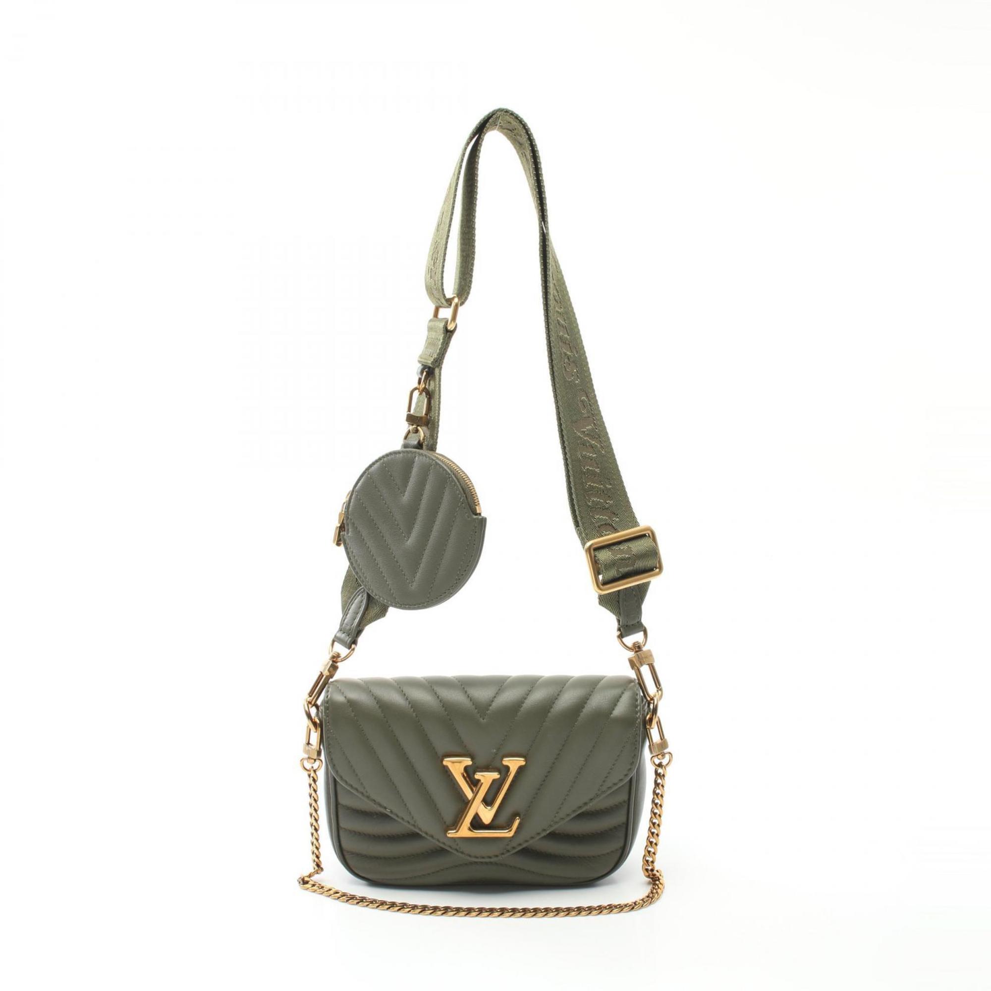 Louis Vuitton LOUIS VUITTON Multi Pochette New Wave Handbag Bag Leather Women's Khaki M22706