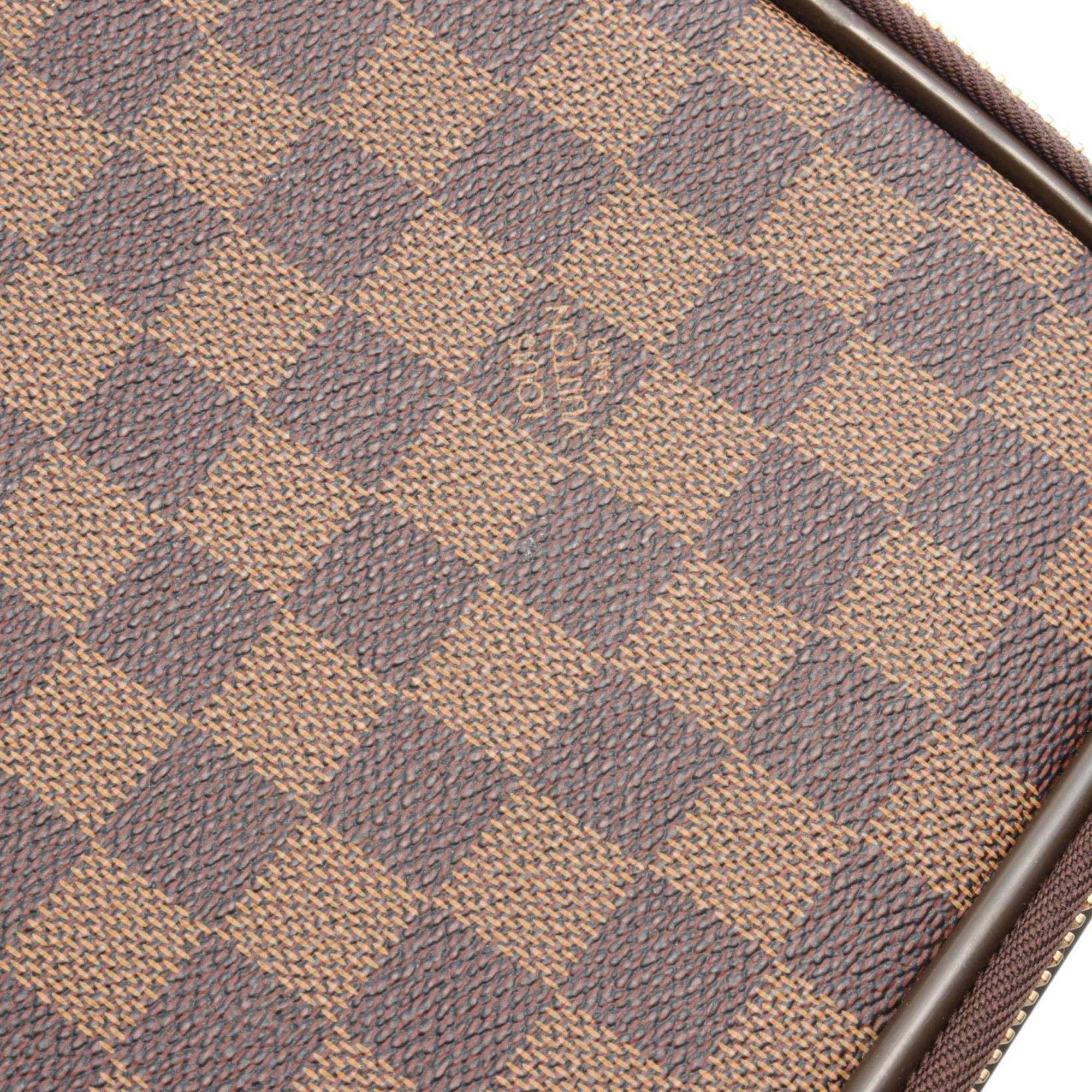 Louis Vuitton Pegasus 65 Damier Ebene Carry Bag Coated Canvas Leather Men's Women's Brown N23295