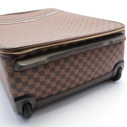 Louis Vuitton Pegasus 65 Damier Ebene Carry Bag Coated Canvas Leather Men's Women's Brown N23295