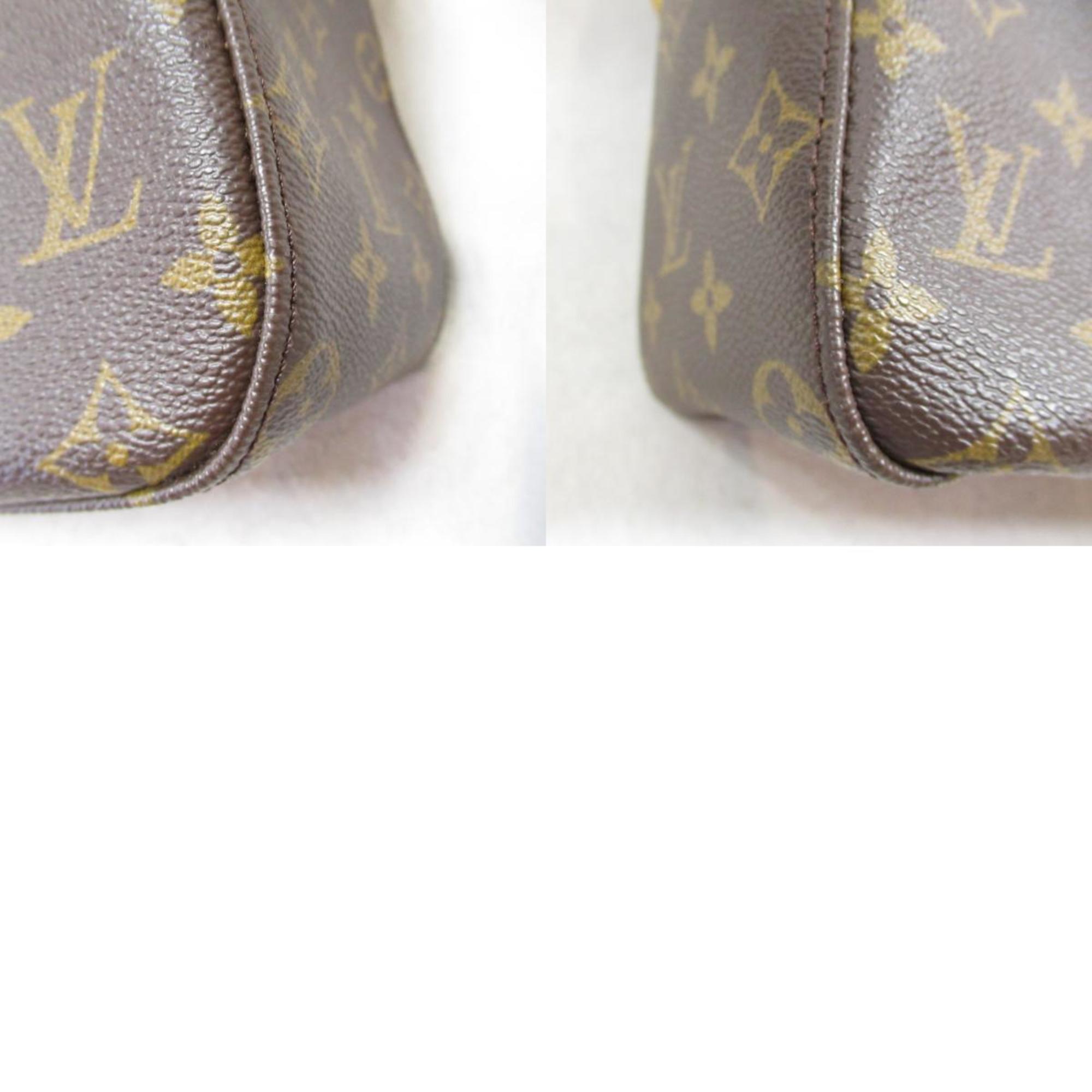 Louis Vuitton LOUIS VUITTON Looping Shoulder Bag Coated Canvas Monogram Women's Brown M51145