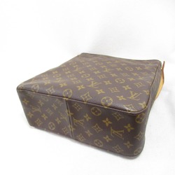 Louis Vuitton LOUIS VUITTON Looping Shoulder Bag Coated Canvas Monogram Women's Brown M51145