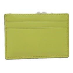 LOEWE Anagram Plain Card Holder Business Holder/Card Case Leather Women's Yellow C794322X018762