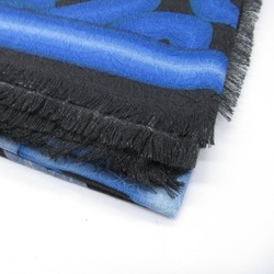 LOEWE Scarf Muffler/Scarf Silk Cashmere Women's Blue F540255X014985