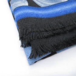 LOEWE Scarf Muffler/Scarf Silk Cashmere Women's Blue F540255X014985