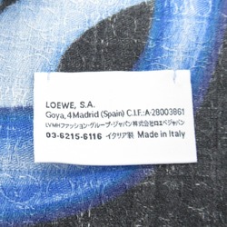 LOEWE Scarf Muffler/Scarf Silk Cashmere Women's Blue F540255X014985