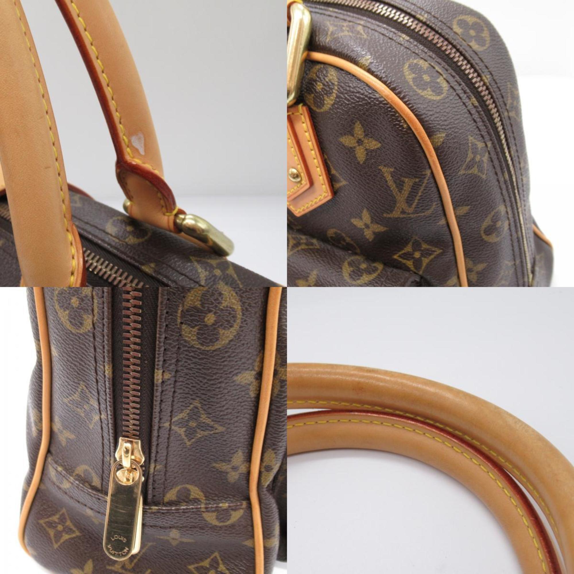 Louis Vuitton Manhattan GM Handbag, Coated Canvas, Monogram, Women's, Brown, M40025