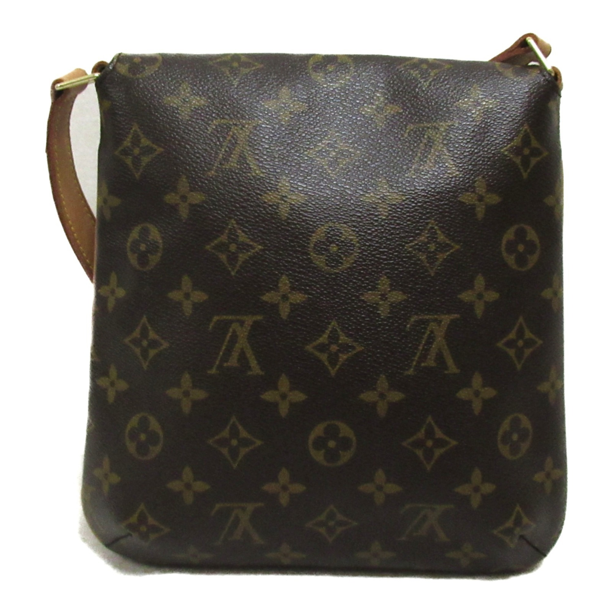 Louis Vuitton Musette Salsa Long Shoulder Bag, Coated Canvas, Monogram, Women's, Brown, M51387