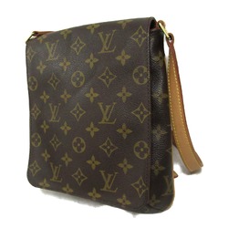 Louis Vuitton Musette Salsa Long Shoulder Bag, Coated Canvas, Monogram, Women's, Brown, M51387