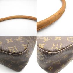 Louis Vuitton LOUIS VUITTON Looping Shoulder Bag Coated Canvas Monogram Women's Brown M51145