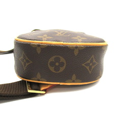 Louis Vuitton LOUIS VUITTON Pochette Ganju Waist Bag Body Coated Canvas Monogram Men's Brown M51870