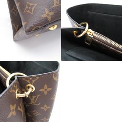 Louis Vuitton LOUIS VUITTON Flower Tote Shoulder Bag Coated Canvas Monogram Women's Brown M43550