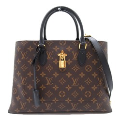 Louis Vuitton LOUIS VUITTON Flower Tote Shoulder Bag Coated Canvas Monogram Women's Brown M43550