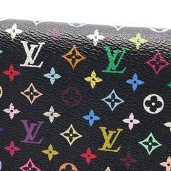 Louis Vuitton LOUIS VUITTON Portefeuille Ansolite Monogram Multicolor Bi-fold Long Wallet Coated Canvas Women's Black M93754