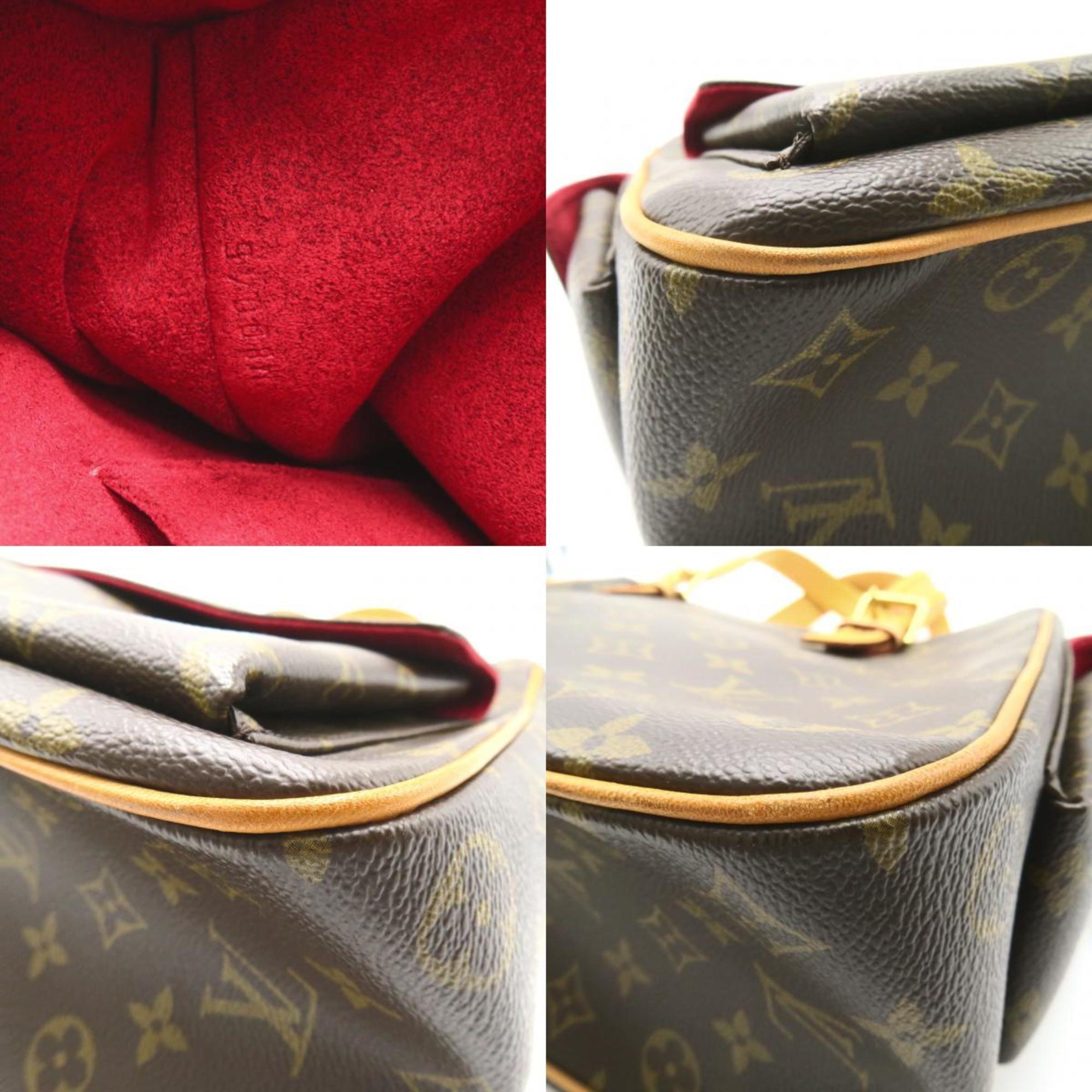 Louis Vuitton LOUIS VUITTON Multiply Cite Shoulder Bag Coated Canvas Monogram Women's Brown M51162