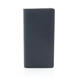 Louis Vuitton LOUIS VUITTON Portefeuille Plaza Ocean Bi-fold Long Wallet Leather Men's Navy M58818