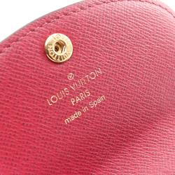 Louis Vuitton LOUIS VUITTON Portemonne Rosali Monogram Fuchsia Wallet/Coin Case Wallet Coated Canvas Leather Women's Brown M41939