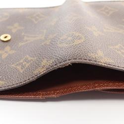 Louis Vuitton LOUIS VUITTON Portemonnay Bi-fold Wallet Monogram Coated Canvas Women's Brown M61674