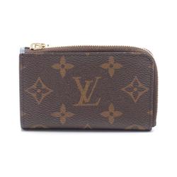 Louis Vuitton LOUIS VUITTON Portecle Noah Monogram Olympe Bleu Wallet/Coin Case Wallet Coated Canvas Leather Women's Brown Blue M83612