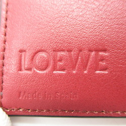 LOEWE Vertical Wallet Small Tri-fold Leather Women's Brown Light Caramel Pecan C660S86X013639