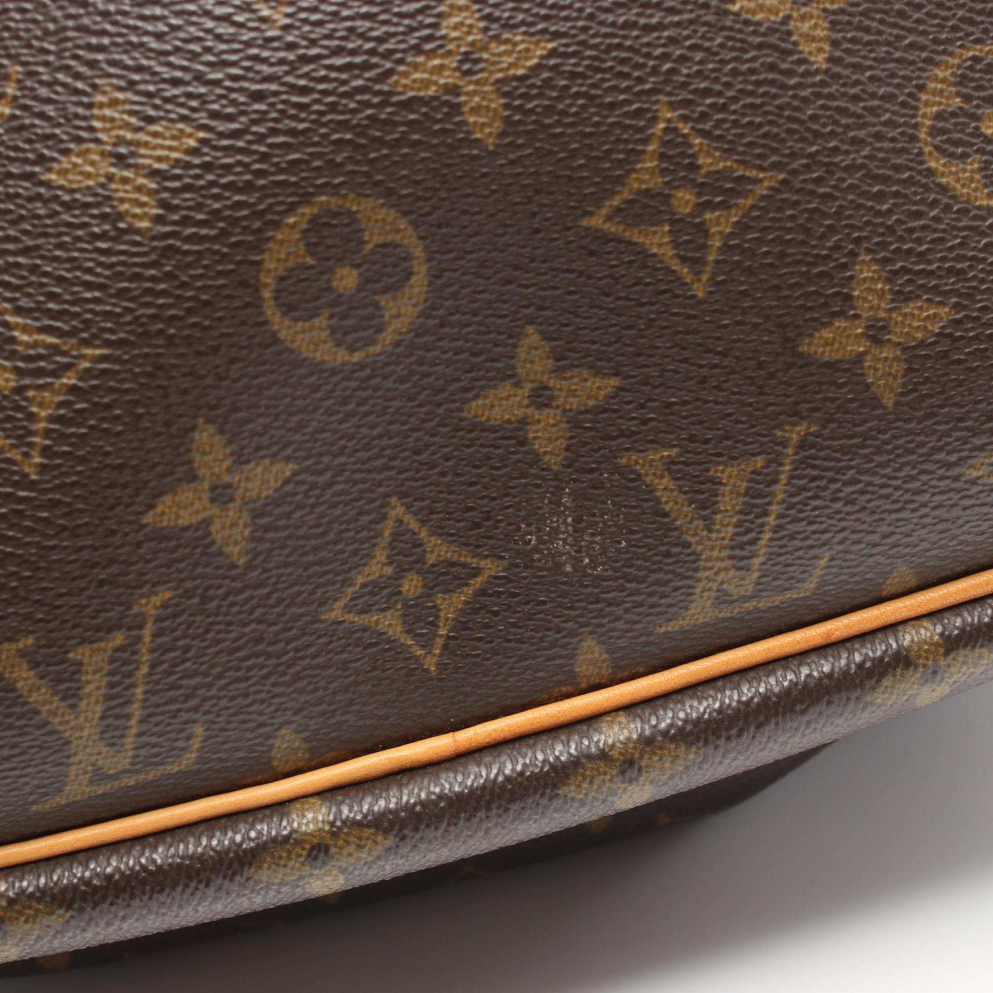 Louis Vuitton Reporter PM Monogram Shoulder Bag, Coated Canvas, Leather, Monogram, Women's, Brown, M45254